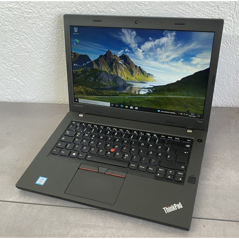 Lenovo Thinkpad T460p, i7-6700HQ, 16GB, 256GB, 14" FHD, nVidia GeForce 940MX, windows 10 Pro
