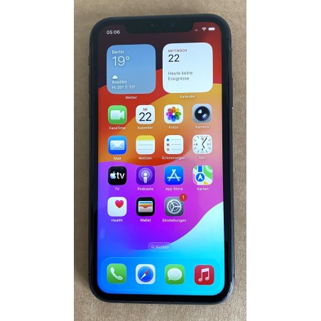 Apple iPhone 11 128GB Black Handy Smartphone ohne Simlock MHDH3ZD/A 94%