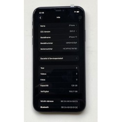 Apple iPhone 11 128GB Black Handy Smartphone ohne Simlock MHDH3ZD/A 89%