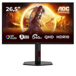 AOC Q27G4ZDR 27" QD WQHD OLED 26,5" 240Hz 0,03ms HDMI DisplayPort