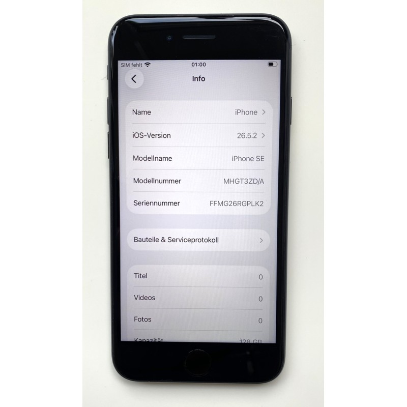 Apple iPhone SE 2.Gen (2020) 128 GB Black - MHGT3ZD/A - 77%