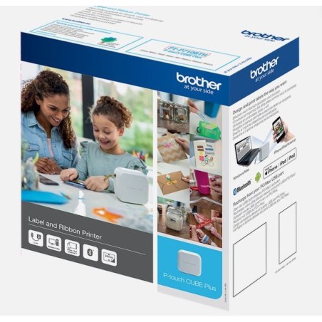 Brother Beschriftungsgerät P-touch CUBE Plus PT-P710BTH weiß