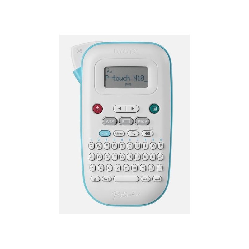 BROTHER P-touch N10 Beschriftungsgerät Blau/Weiß