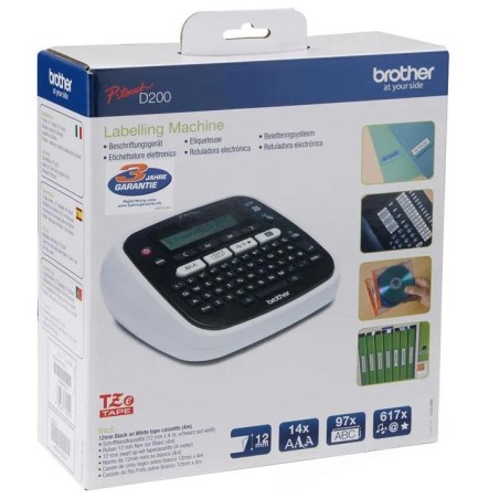 Beschriftungsgerät Brother P-touch D200BW neu ovp für TZe231, TZe131 D-200 D210