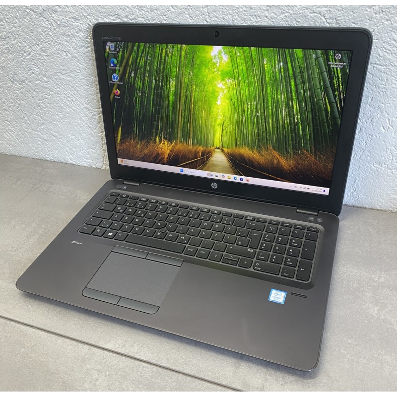 HP ZBook 15u G4, 15,6" FHD, intel Core i7-7500U, 16GB DDR4, 512GB SSD, 512GB SSD, Windows 11 Pro