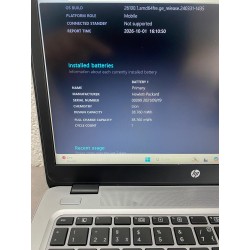 HP EliteBook 840 G3, intel i5-6300U, 8GB DDR4, 256 GB SSD, AKKU Top