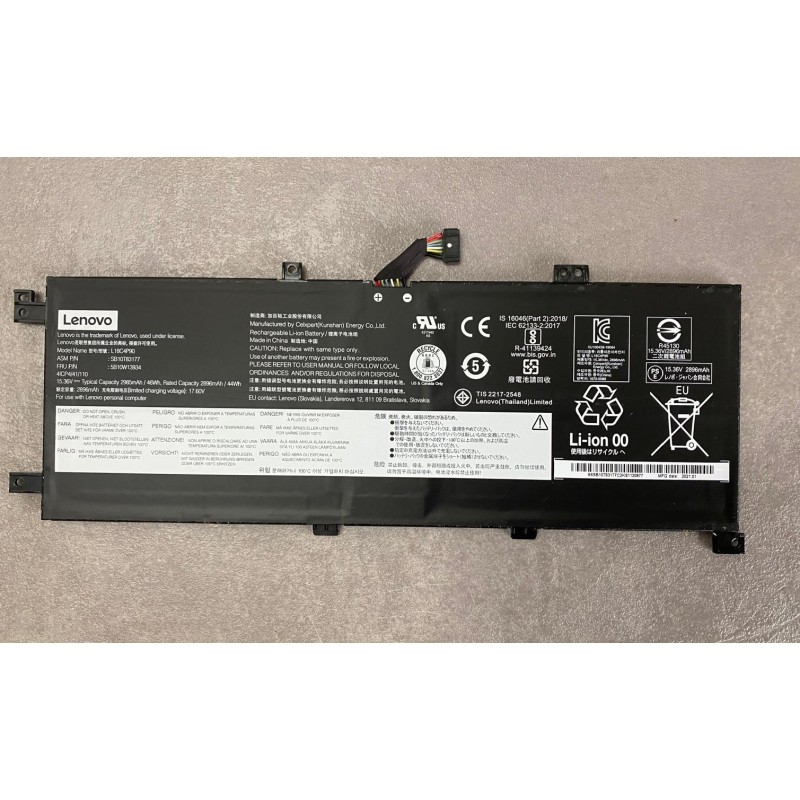 Lenovo Akku Batterie L18C4P90 4ICP4/41/110 44Wh für Lenovo ThinkPad L13 Gen 2