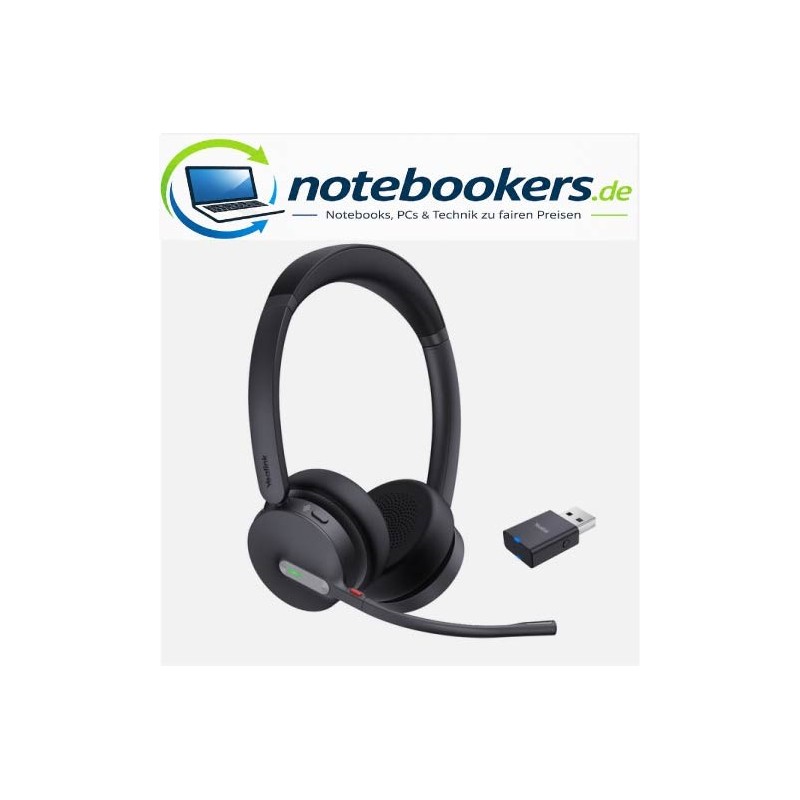 Yealink WH64 Hybrid Dual Headset On-Ear DECT / Bluetooth 1208686