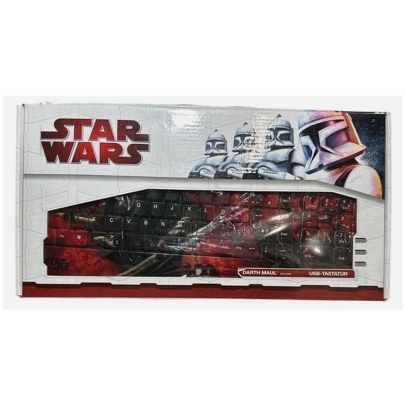 Star Wars USB PC-Tastatur Darth Maul Edition (DEUTSCH)