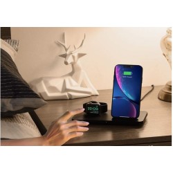 Seneo 2 in 1 Kabelloses Ladegerät Induktion Ladestation Für Apple Watch
