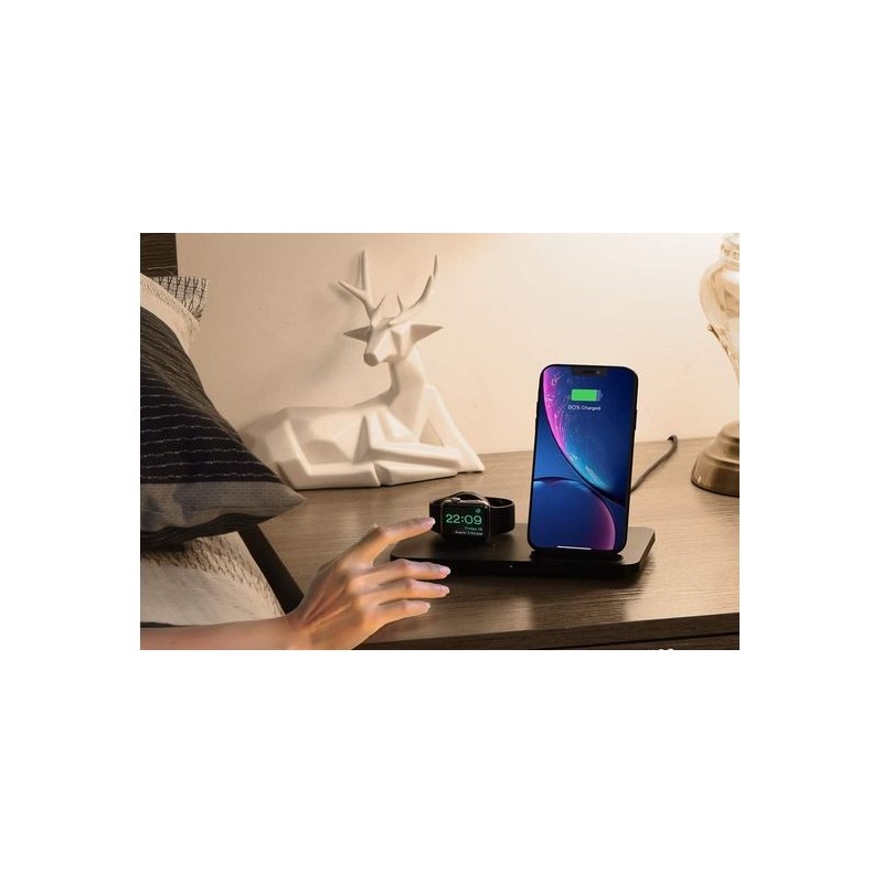Seneo 2 in 1 Kabelloses Ladegerät Induktion Ladestation Für Apple Watch
